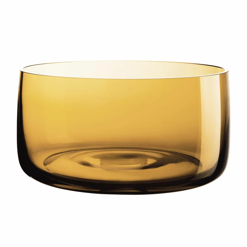 ASA Selection Schale Ajana Amber, Dekoschale, Glas, Gelb, 21.5 cm, 88143009