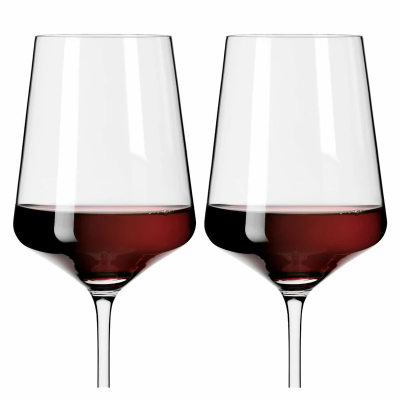 Ritzenhoff Rotweinglas 2er-Set Lichtweiss Julie 001, Nadine Niggemeier, Kristallglas, 540 ml, 6111005