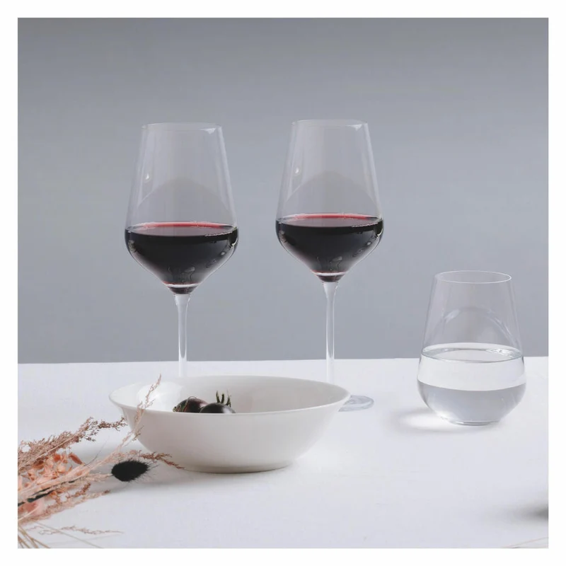 Ritzenhoff Rotwein- Und Wasserglas-Set 12-tlg. Lichtweiss Aurelie 001, Nadine Niggemeier, Kristallglas, 540 ml, 6111011
