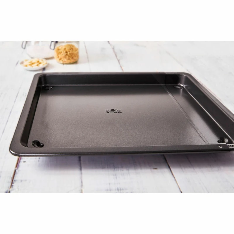 Birkmann Easy Baking Backblech Verstellbar, Ofenblech, Back Blech, Herdbackblech, Karbonstahl, 36 x 33 cm, 881303