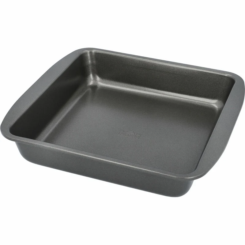 Birkmann Easy Baking Brownieform, Brownie Backform, Kuchenbackform, Kuchenform, Karbonstahl, 23 x 23 cm, 881662
