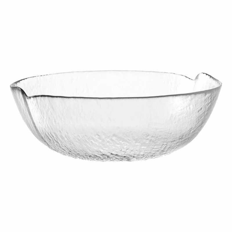 montana Schale :bright, strukturierte Schüssel, Kalk-Natron-Glas, Klar, 23 cm, 036387