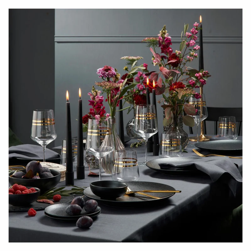 Ritzenhoff Wasserglas 2er-Set Celebration Deluxe 001, Sonja Eikler, Kristallglas, 510 ml, 6141003