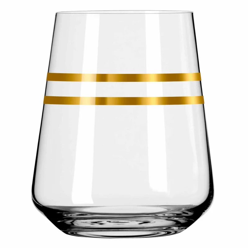 Ritzenhoff Wasserglas 2er-Set Celebration Deluxe 001, Sonja Eikler, Kristallglas, 510 ml, 6141003