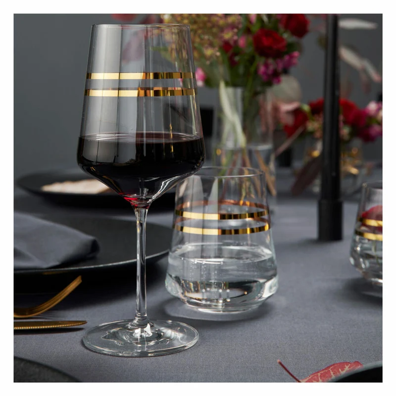 Ritzenhoff Wasserglas 2er-Set Celebration Deluxe 001, Sonja Eikler, Kristallglas, 510 ml, 6141003