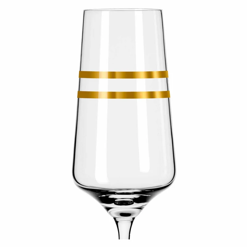 Ritzenhoff Champagnerglas 2er-Set Celebration Deluxe 001, Sonja Eikler, Kristallglas, 233 ml, 6141004