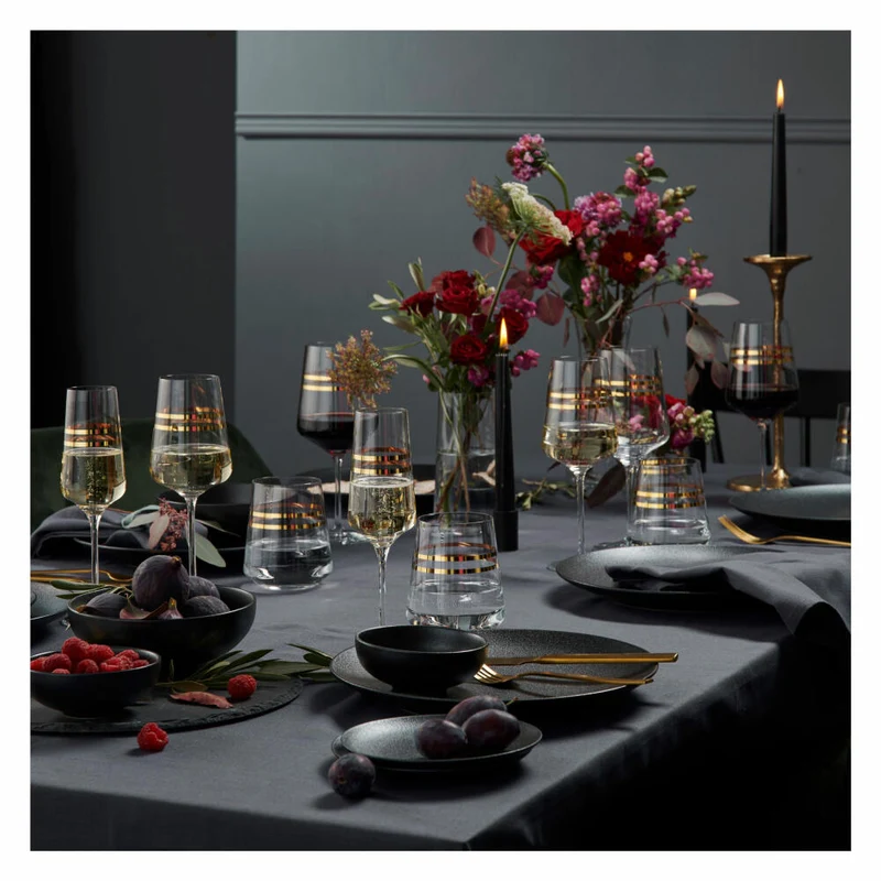 Ritzenhoff Champagnerglas 2er-Set Celebration Deluxe 001, Sonja Eikler, Kristallglas, 233 ml, 6141004