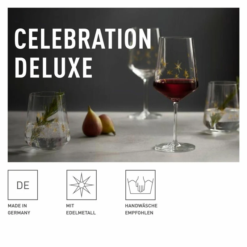 Ritzenhoff Weißweinglas 2er-Set Celebration Deluxe 003, Romi Bohnenberg, Kristallglas, 400 ml, 6141012