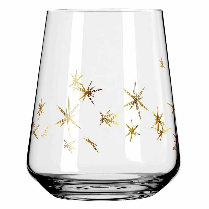 Ritzenhoff Wasserglas 2er-Set Celebration Deluxe 003, Romi Bohnenberg, Kristallglas, 510 ml, 6141013