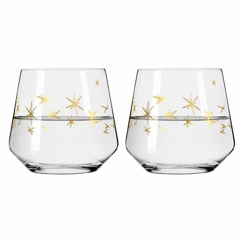 Ritzenhoff Tumbler 2er-Set Celebration Deluxe 003, Romi Bohnenberg, Kristallglas, 420 ml, 6141015