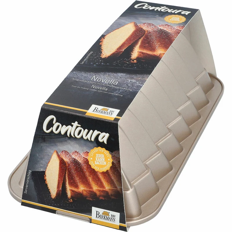 Birkmann Contoura Novella, Backform, Kuchenbackform, Motivbackform, Gugelhupfform, Aluguss, 25 cm, 887053