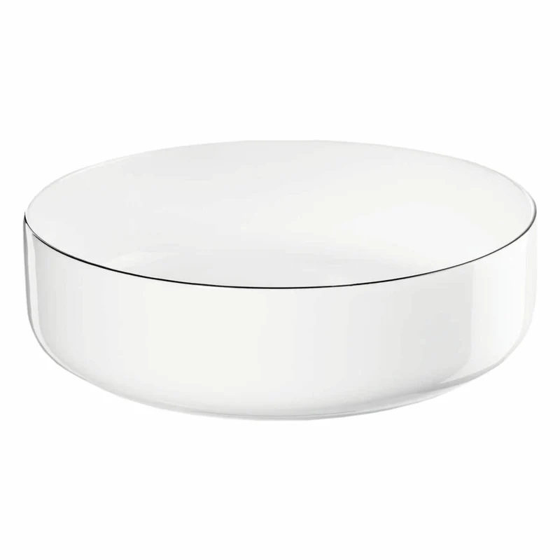 ASA Selection Ocoligne Schale mit Schwarzem Rand, Schüssel, Porzellan, Beige, 11.5 cm, 2040113