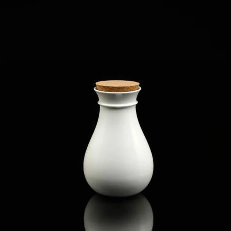 Goebel Vase 21 cm mit Korkdeckel - Vera Kaiser Porzellan Vera weiß Biskuitporzellan 14004291