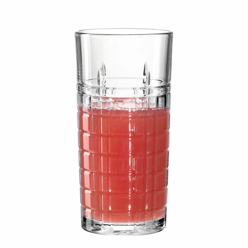 montana Trinkglas :square 2er Set, Longdrinkgläser, Kalk-Natron-Glas, Klar, 350 ml, 040839