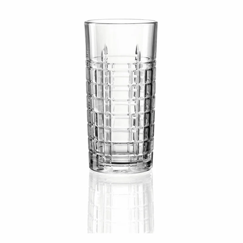 montana Trinkglas :square 2er Set, Longdrinkgläser, Kalk-Natron-Glas, Klar, 350 ml, 040839
