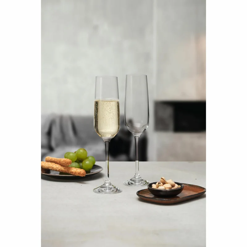 montana Sektglas :vivid, Sektflöte, Champagnerglas, Kristallglas, Klar, 190 ml, 042965