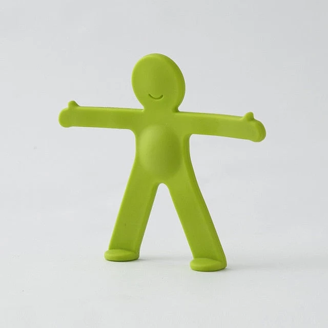 Creative Human Figure Wall Phone Holder Hook