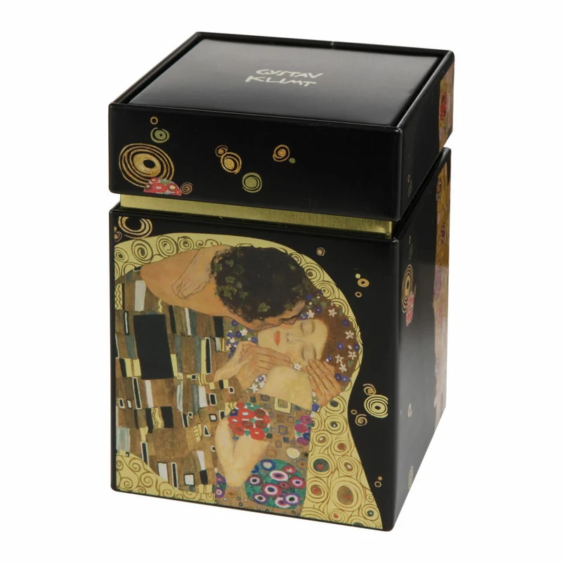 Goebel Teedose Gustav Klimt Der Kuss, Metall, Bunt, 600 ml, 67065011