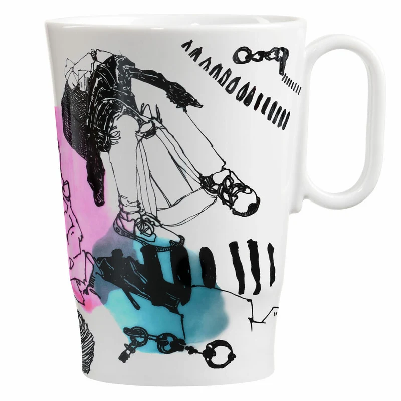 Ritzenhoff Kaffeetasse Genussklasse 003, Lenka Kühnertová, Porzellan, 335 ml, 3731003