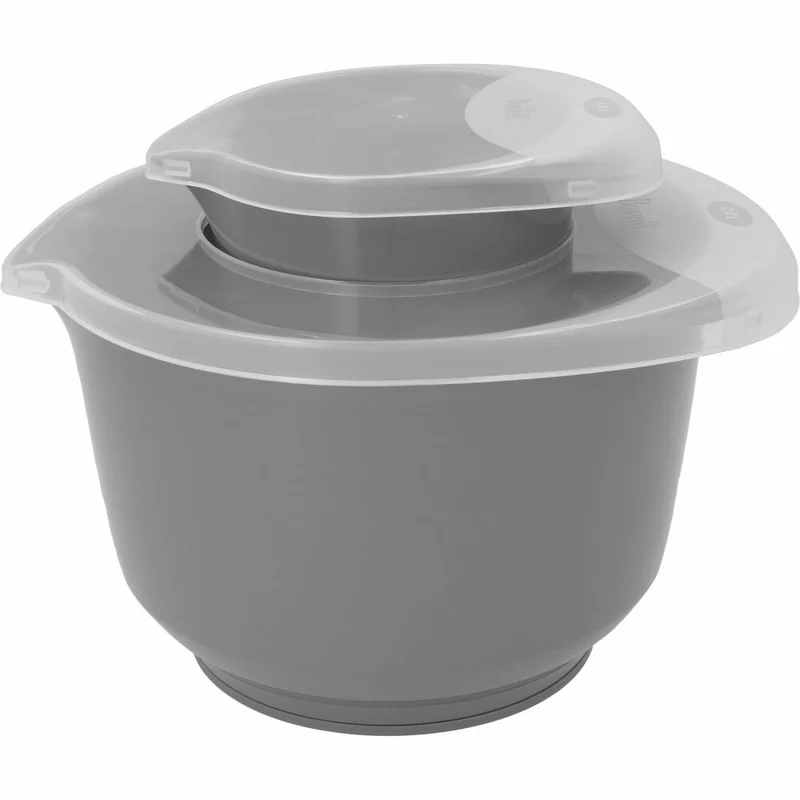 Birkmann Colour Bowl Deckel für Rühr- und Servierbecher 1 L, Frischhaltedeckel, PP, Transparent, 708501