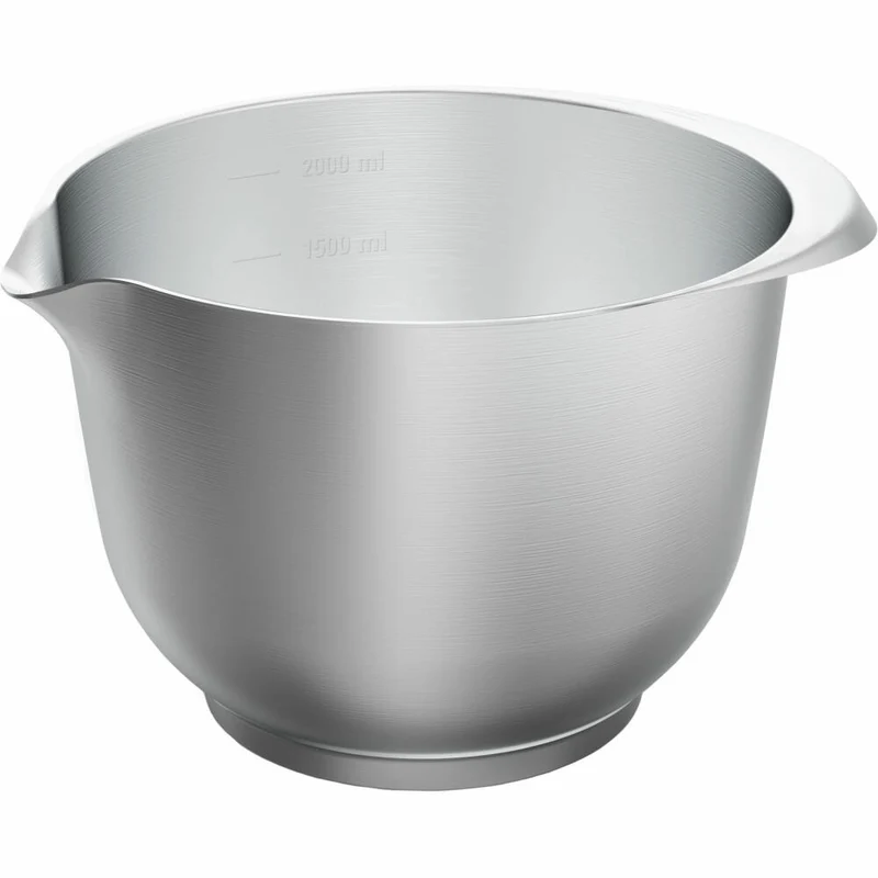 Birkmann Premium Baking Rühr- und Servierschüssel, Rührschüssel, Schüssel, Edelstahl, 2 L, 708587