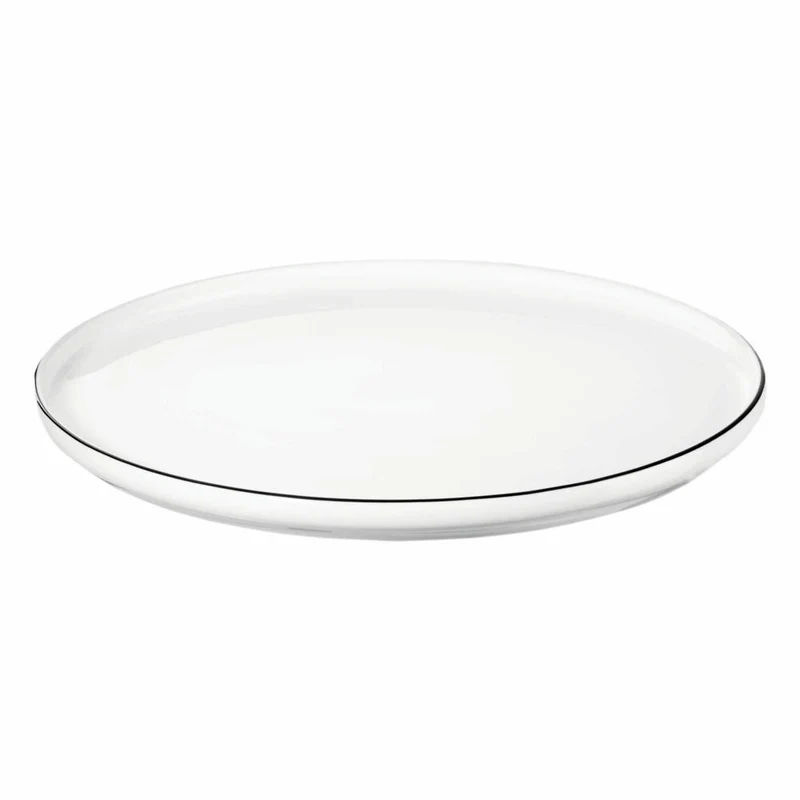 ASA Selection Ocoligne Brotteller mit Schwarzem Rand, Teller, Porzellan, Beige, 14.5 cm, 2031113