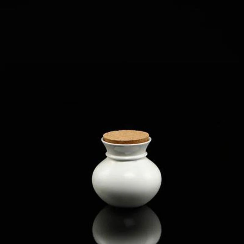 Goebel Vase 13 cm mit Korkdeckel - Vera Kaiser Porzellan Vera weiß Biskuitporzellan 14004311