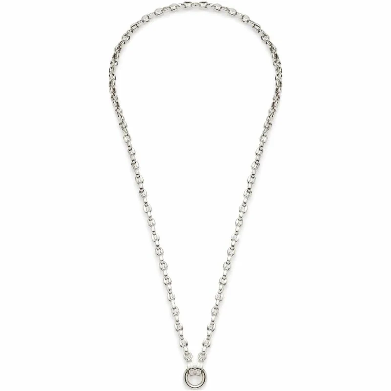 Leonardo Jewels Halskette 50 Romea Clip & Mix, Kette, Schmuck, Edelstahlkette, Edelstahl, Silber, 023272