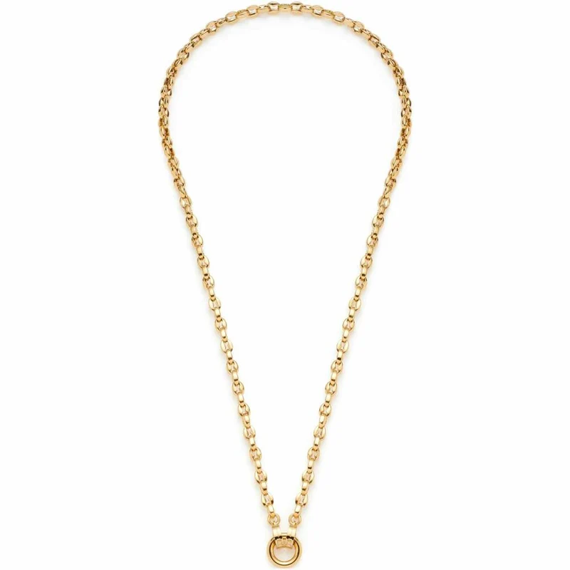 Leonardo Jewels Halskette 50 Gold Romea Clip & Mix, Kette, Schmuck, Edelstahlkette, Edelstahl IP Gold, 023273