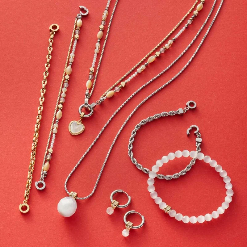 Leonardo Jewels Armband Gold Romea Clip & Mix, Armschmuck, Schmuck, Edelstahl IP Gold, 023292