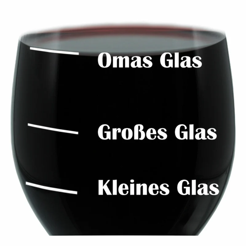 Leonardo Weinglas XL, Omas Glas, Großmutter, Geschenk Stimmungsglas mit lustiger Gravur, Mood Wein Glas, 610ml