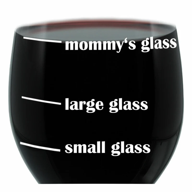 Leonardo Weinglas XL, Mommys und Daddys Glass, 2er Set, Geschenk Stimmungsglas mit lustiger Gravur, Mood Wein Glas, 610ml