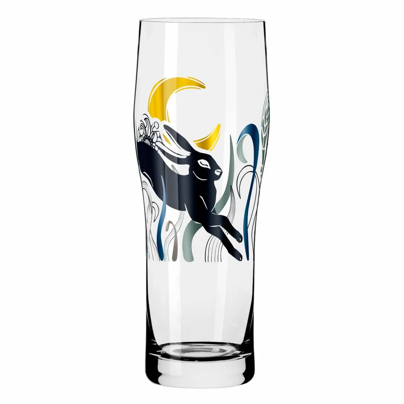 Ritzenhoff Allround-Glas 2er-Set Brauchzeit 001, Petra Mohr, Kristallglas, 630 ml, 3781001