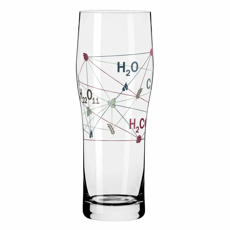 Ritzenhoff Allround-Glas 2er-Set Brauchzeit 002, Weis Communications, Kristallglas, 630 ml, 3781002