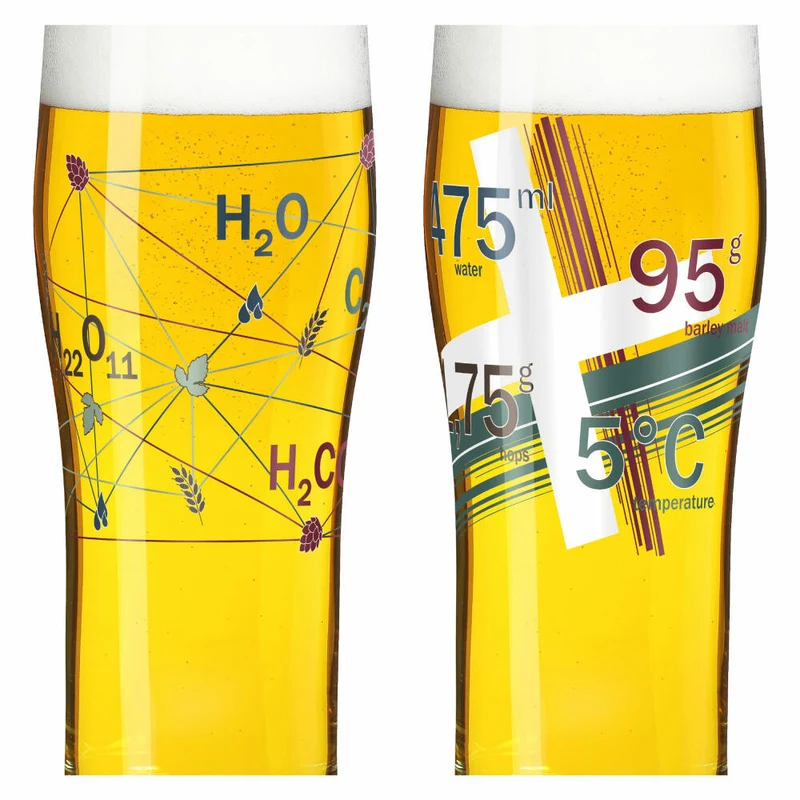 Ritzenhoff Allround-Glas 2er-Set Brauchzeit 002, Weis Communications, Kristallglas, 630 ml, 3781002
