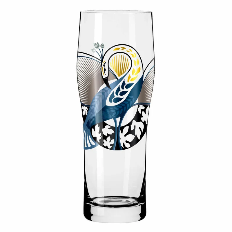 Ritzenhoff Allround-Glas 2er-Set Brauchzeit 004, Petra Mohr, Kristallglas, 630 ml, 3781004