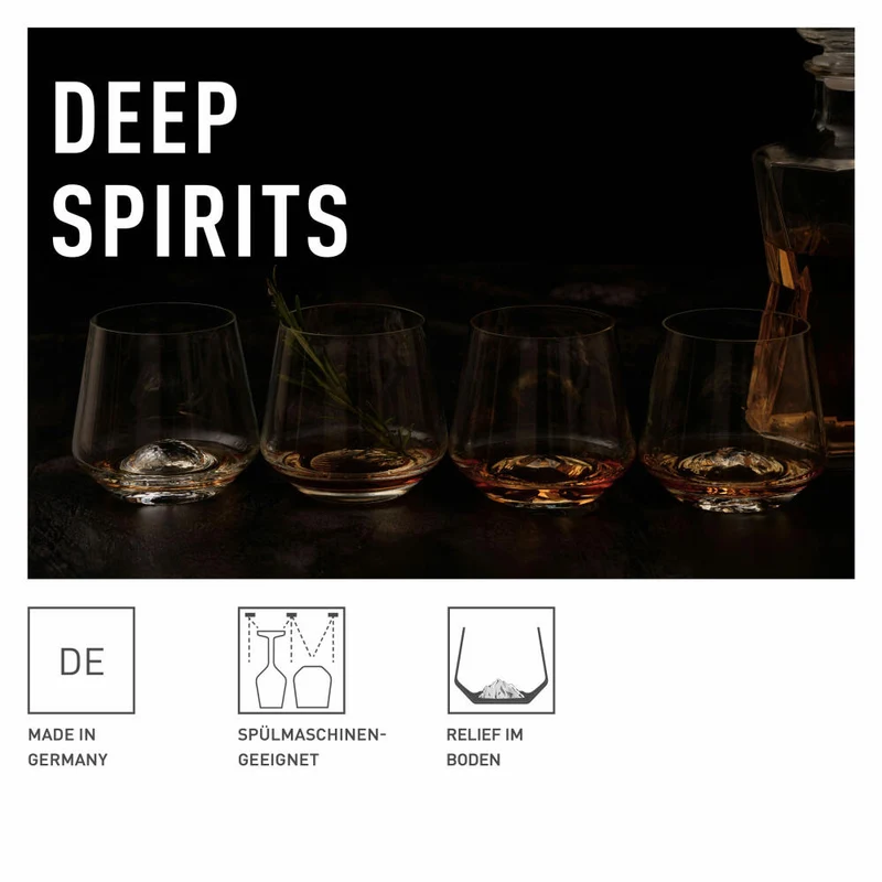 Ritzenhoff Tumbler Deep Spirits 001, Romi Bohnenberg, Kristallglas, 409 ml, 3841001