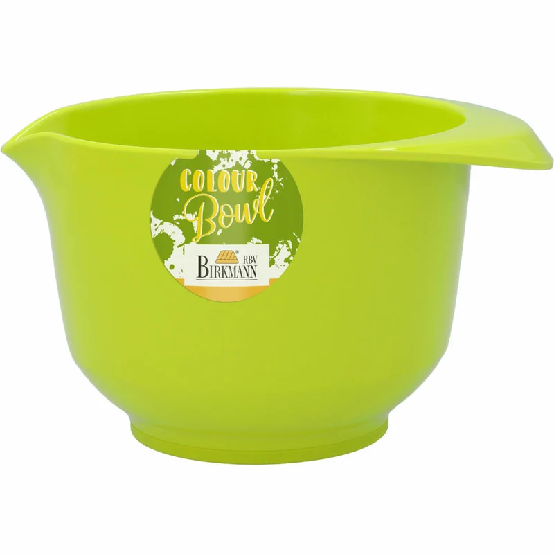 Birkmann Colour Bowl Rühr- und Servierschüssel, Rührschüssel, Schüssel, Melaminharz, Limette, 750 ml, 708716