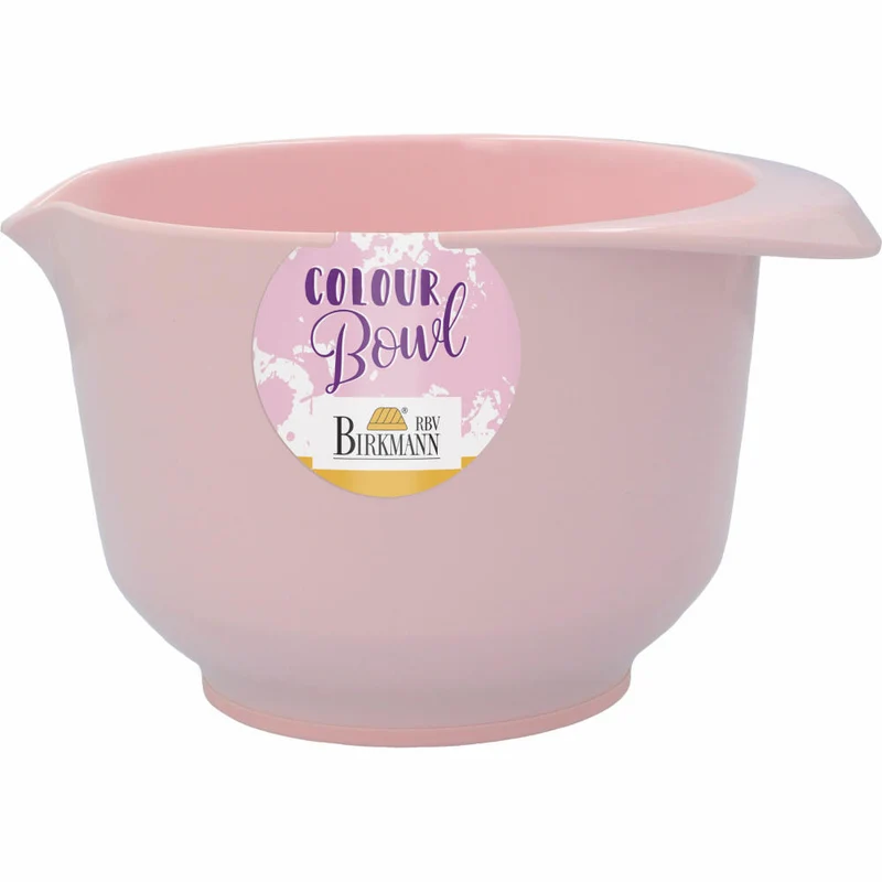 Birkmann Colour Bowl Rühr- und Servierschüssel, Rührschüssel, Schüssel, Melaminharz, Rosa, 1 L, 708785