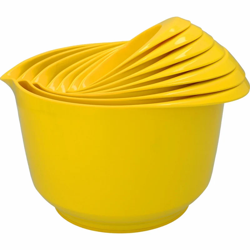 Birkmann Colour Bowl Rühr- und Servierschüssel, Rührschüssel, Schüssel, Melaminharz, Gelb, 1 L, 708815