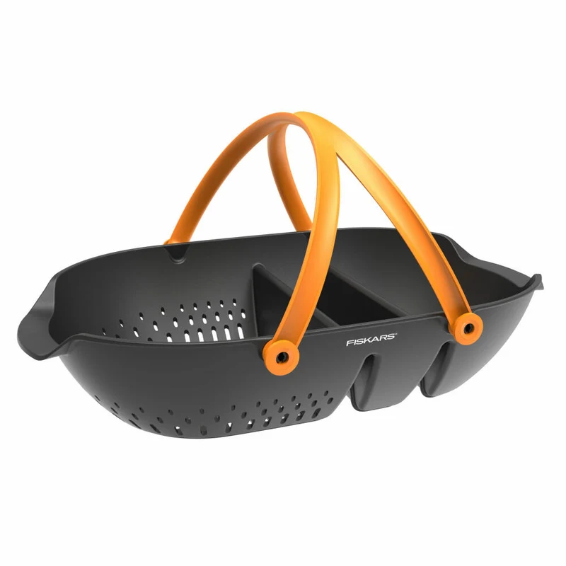 Fiskars Plus Garten-Erntekorb, Obstkorb, Erntebehälter, Gartenkorb, 1062831