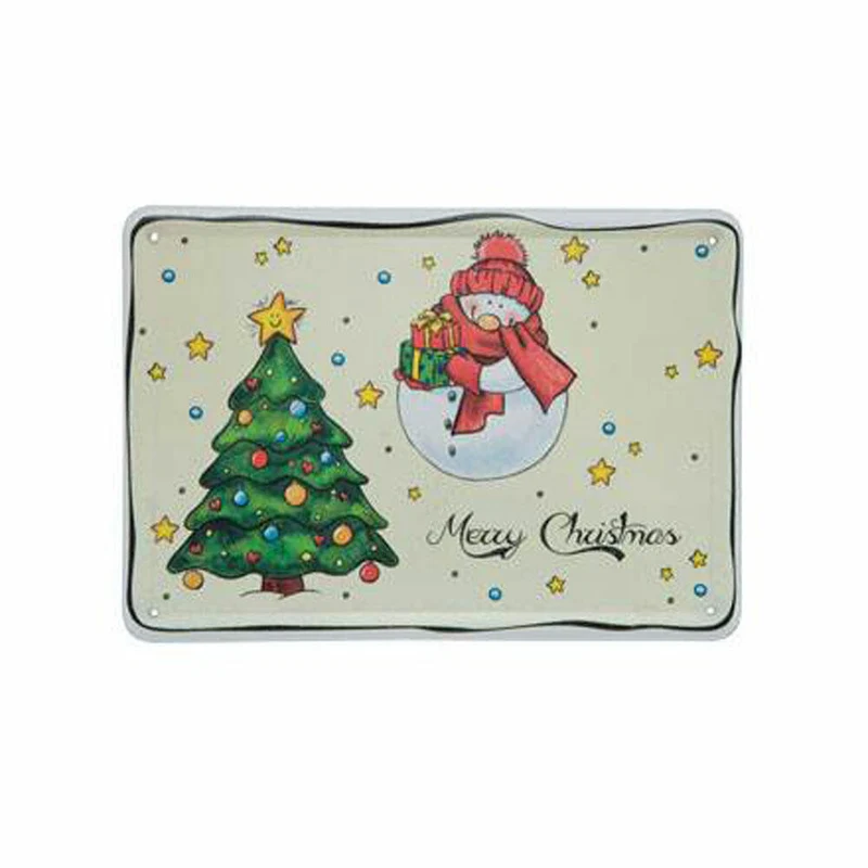 Goebel Postkarte Fredi Bolli Weihnachten I Love Christmas Bunt Metall 37000041