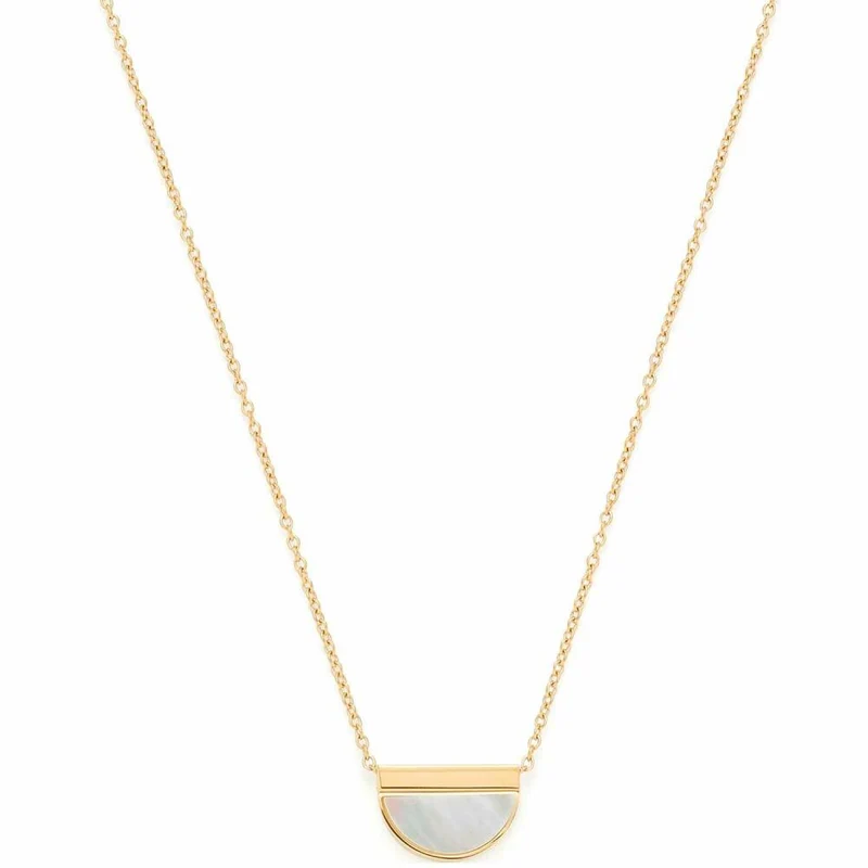 Leonardo Jewels Halskette Mimo CIAO, Kette, Schmuck, Edelstahlkette, Edelstahl, MOP, Gold, 023300