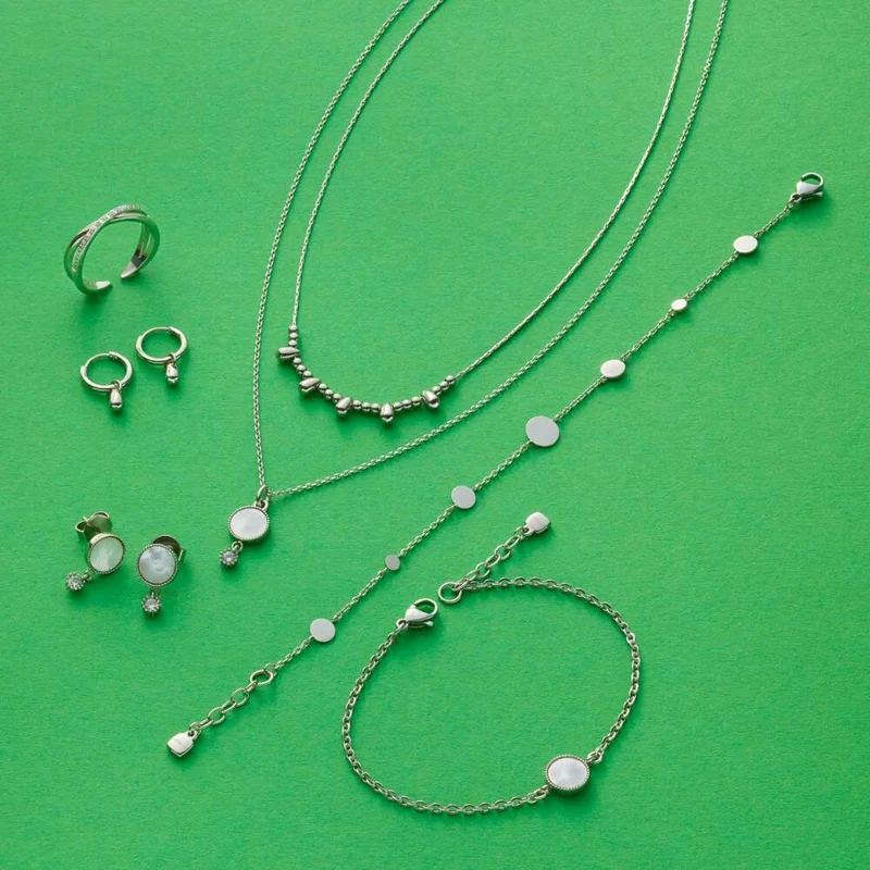 Leonardo Jewels Halskette Amalia CIAO, Kette, Schmuck, Edelstahlkette, Edelstahl, Silber, 023301