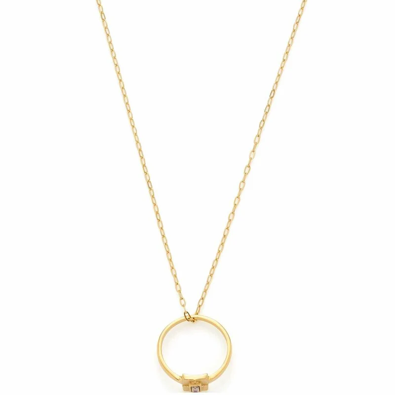 Leonardo Jewels Halskette Leda CIAO, Kette, Schmuck, Edelstahlkette, Edelstahl, Glas, Gold, 023307