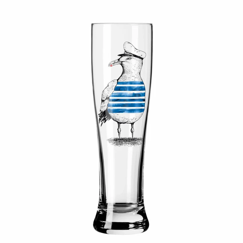 Ritzenhoff Weizenbierglas 2er-Set Brauchzeit 007, Daniela Garreton, Glas, 646 ml, 3481007