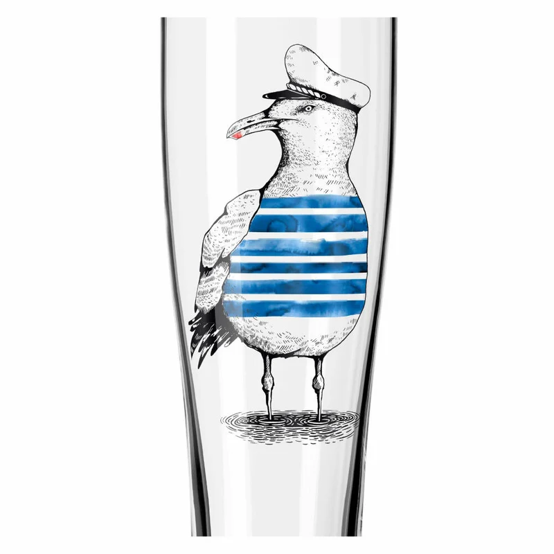 Ritzenhoff Weizenbierglas 2er-Set Brauchzeit 007, Daniela Garreton, Glas, 646 ml, 3481007