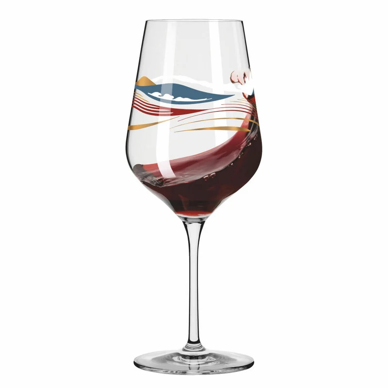 Ritzenhoff Rotweinglas Herzkristall 007, Aurélie Girod, Kristallglas, 570 ml, 3001007