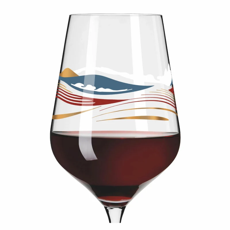 Ritzenhoff Rotweinglas Herzkristall 007, Aurélie Girod, Kristallglas, 570 ml, 3001007