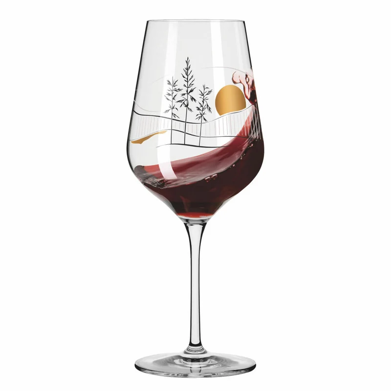 Ritzenhoff Rotweinglas Herzkristall 008, Chistine Kordes, Kristallglas, 570 ml, 3001008